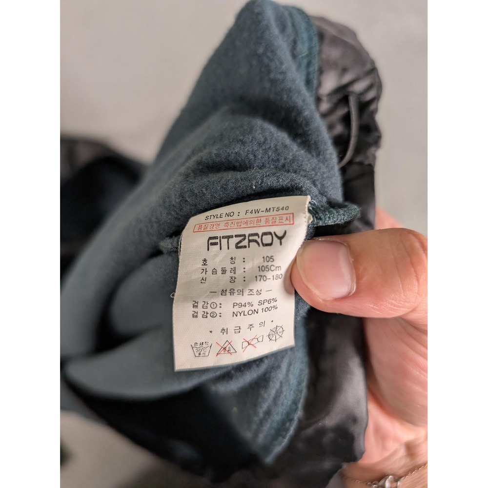 Fitzroy Pullover Mens Large Gray Half Zip Technical Outdoor Jacket Pockets‎ 105 - Picture 5 of 9
